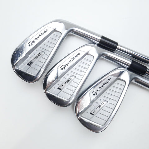 Used TaylorMade P760 Iron Set / 6 - PW / Stiff Flex