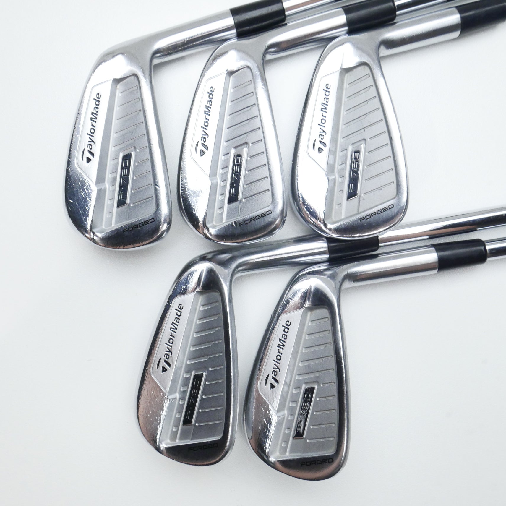 Used TaylorMade P760 Iron Set / 6 - PW / Stiff Flex