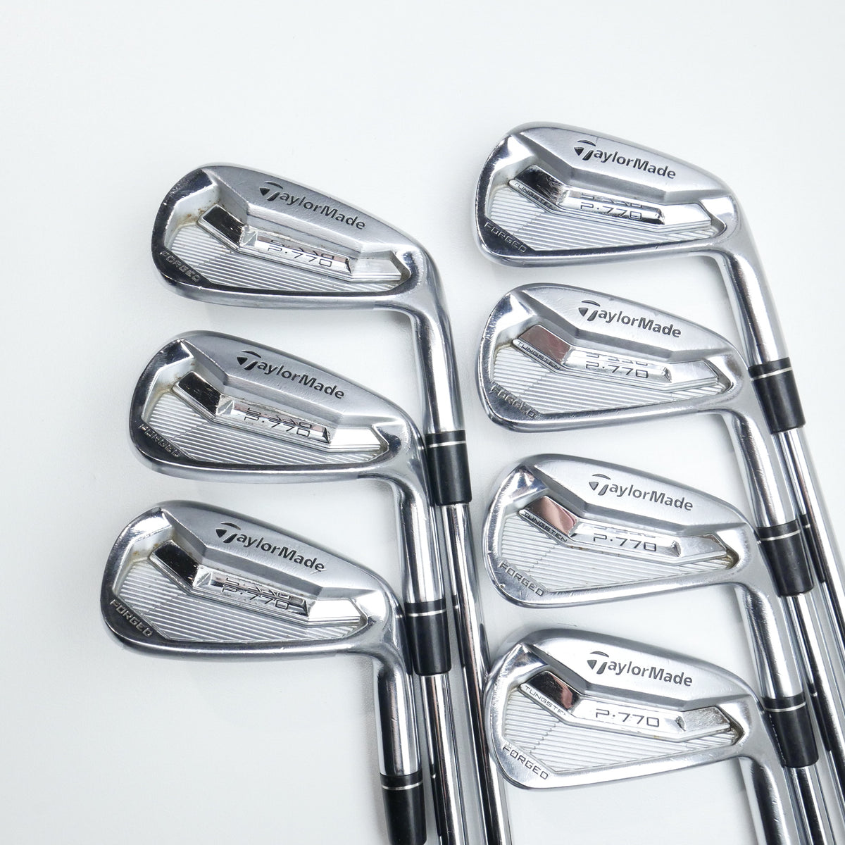 Used TaylorMade P770 2017 Iron Set / 4 - PW / Stiff Flex