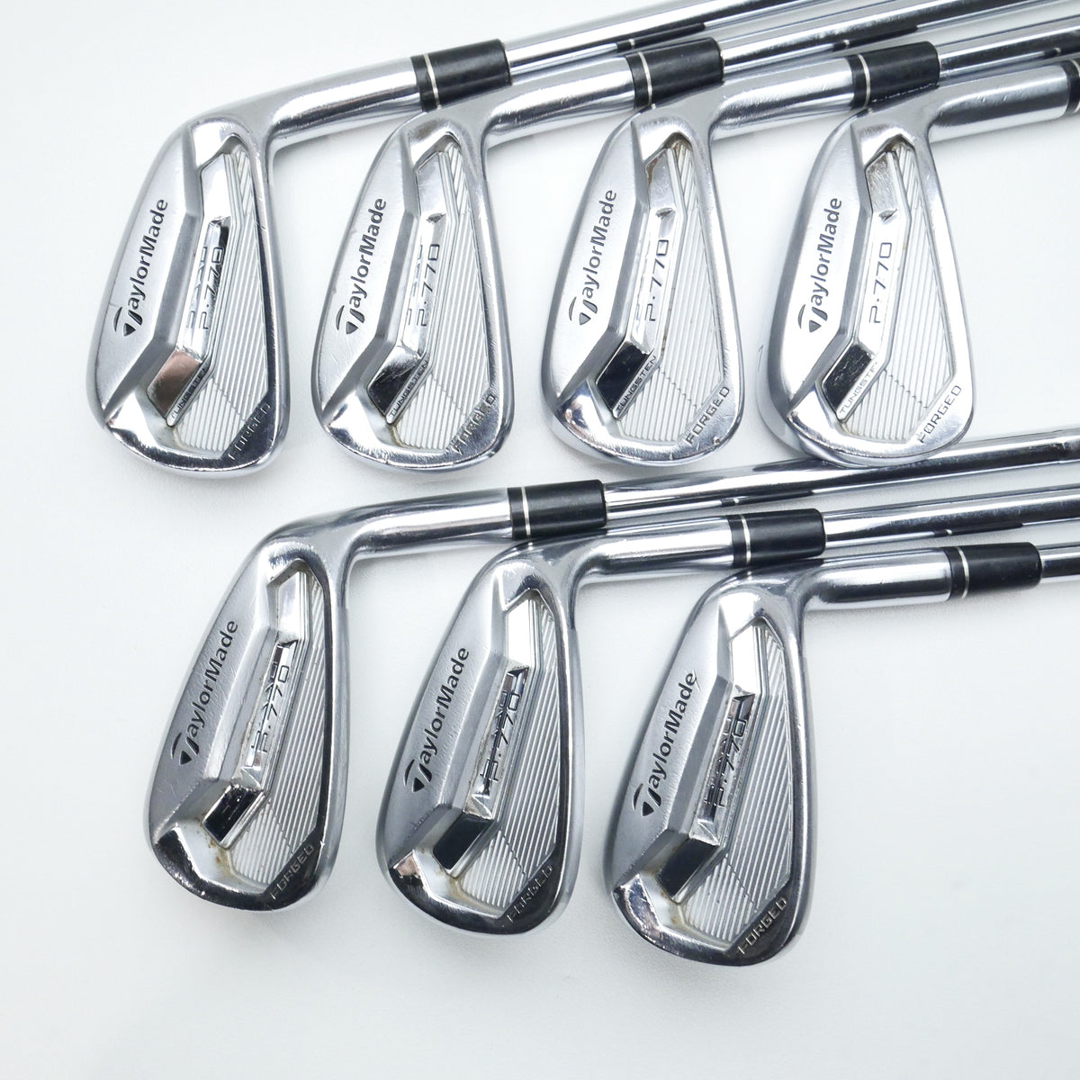 Used TaylorMade P770 2017 Iron Set / 4 - PW / Stiff Flex