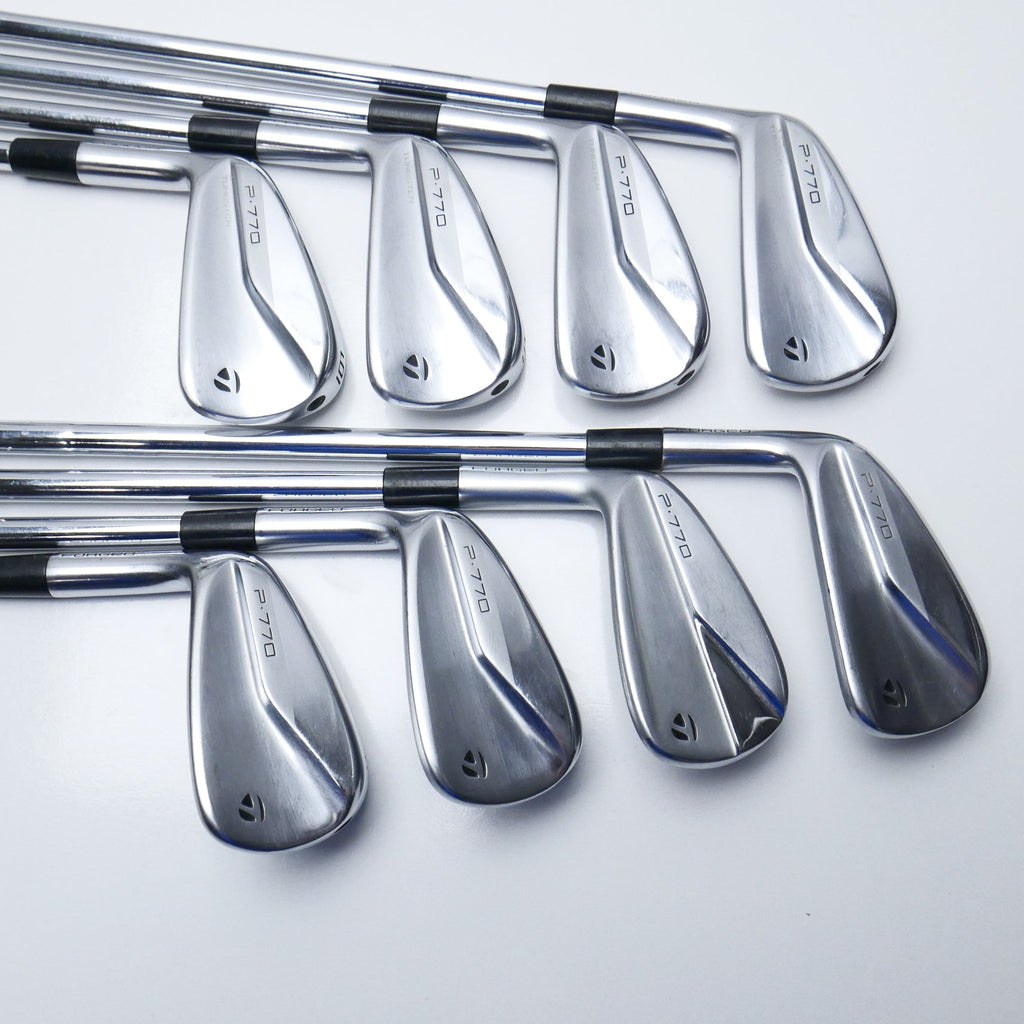 Used TaylorMade P770 2020 Iron Set / 3 - PW / Stiff Flex / Left-Handed