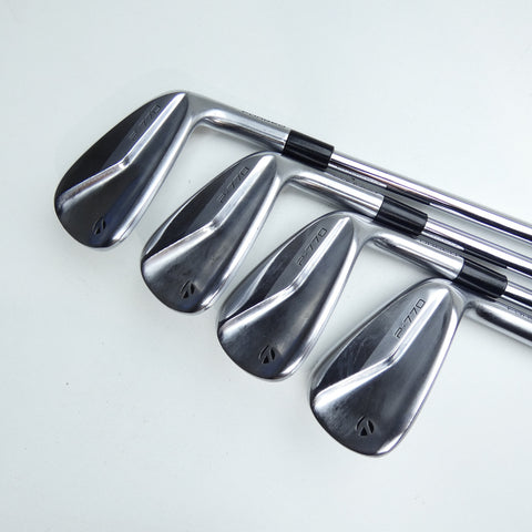 Used TaylorMade P770 2020 Iron Set / 4 - PW + AW / Stiff Flex