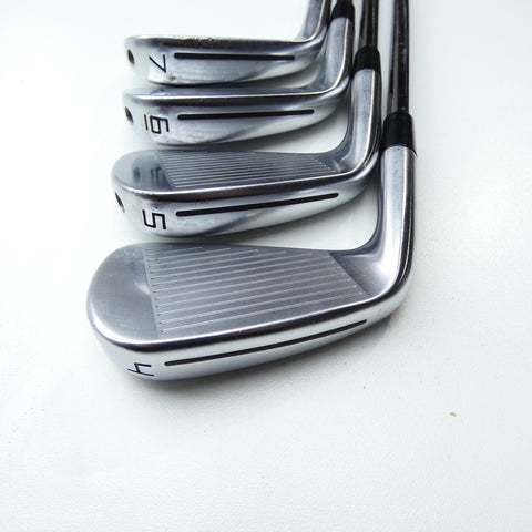 Used TaylorMade P770 2020 Iron Set / 4 - PW + AW / Stiff Flex