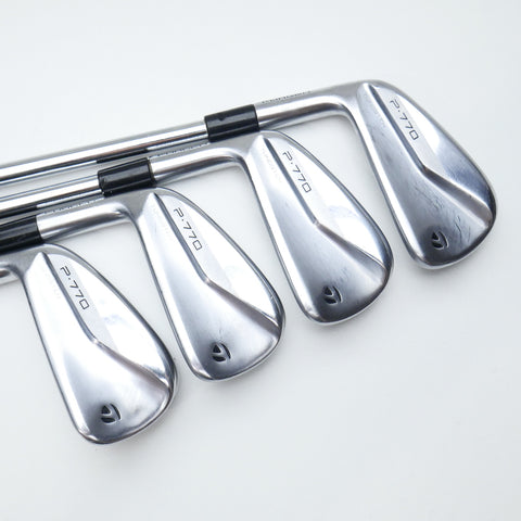 Used TaylorMade P770 2020 Iron Set / 4 - PW / X-Stiff Flex / Left-Handed
