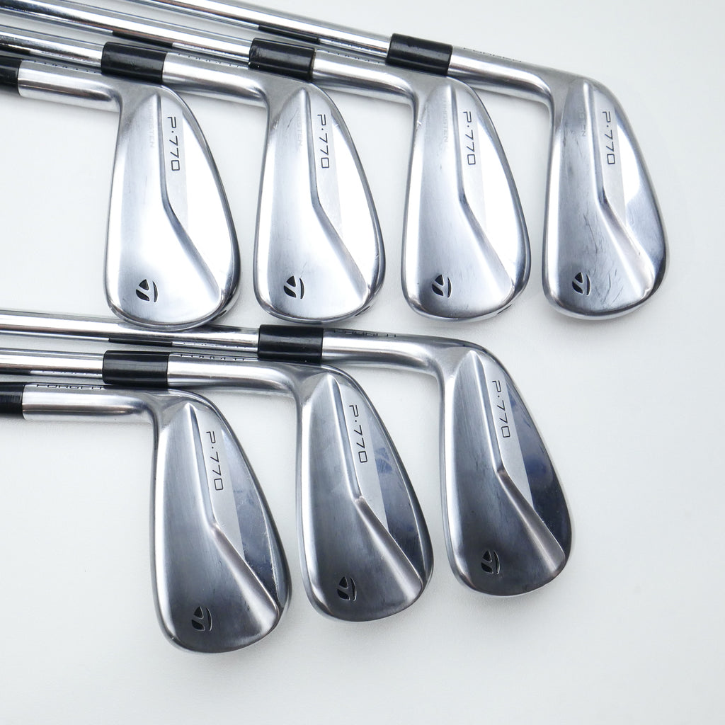 Used TaylorMade P770 2020 Iron Set / 4 - PW / X-Stiff Flex / Left-Handed