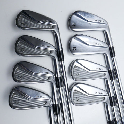 Used TaylorMade P770 2020 & P7MC 2020 Iron Set / 3 - PW / Stiff Flex