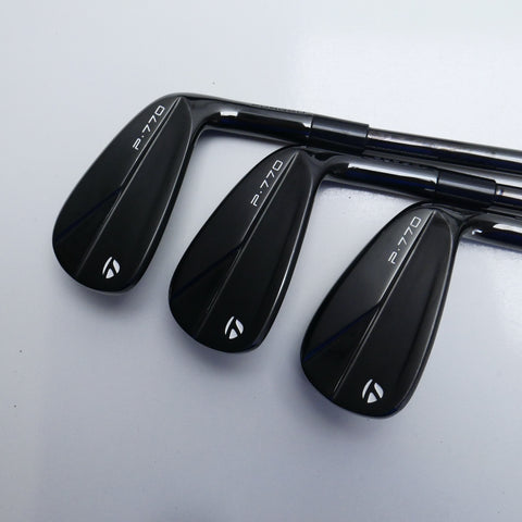 Used TaylorMade P770 2023 Black Iron Set / 4 - PW / Stiff Flex