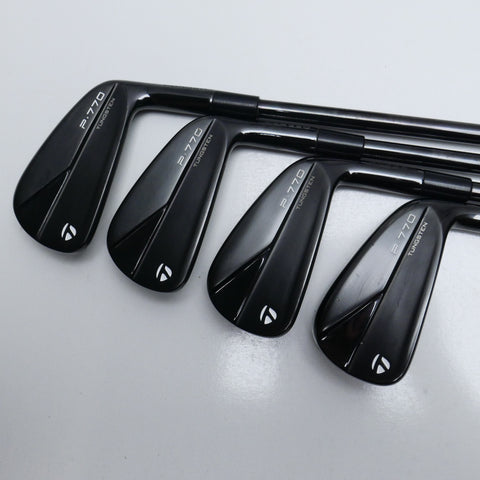 Used TaylorMade P770 2023 Black Iron Set / 4 - PW / Stiff Flex