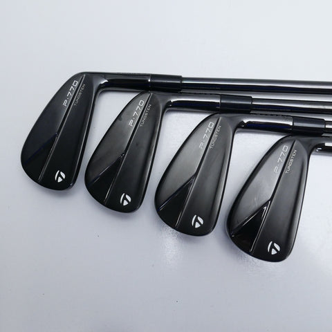 Used TaylorMade P770 2023 Black Iron Set / 4 - PW / Stiff Flex