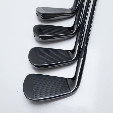 Used TaylorMade P770 2023 Black Iron Set / 4 - PW / Stiff Flex