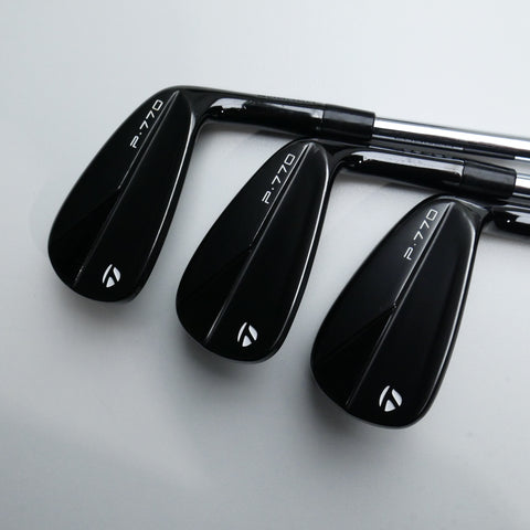 Used TaylorMade P770 2023 Black Iron Set / 5 - PW / Stiff Flex