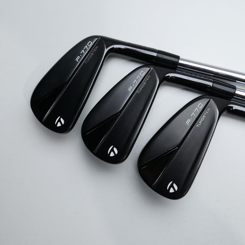 Used TaylorMade P770 2023 Black Iron Set / 5 - PW / Stiff Flex