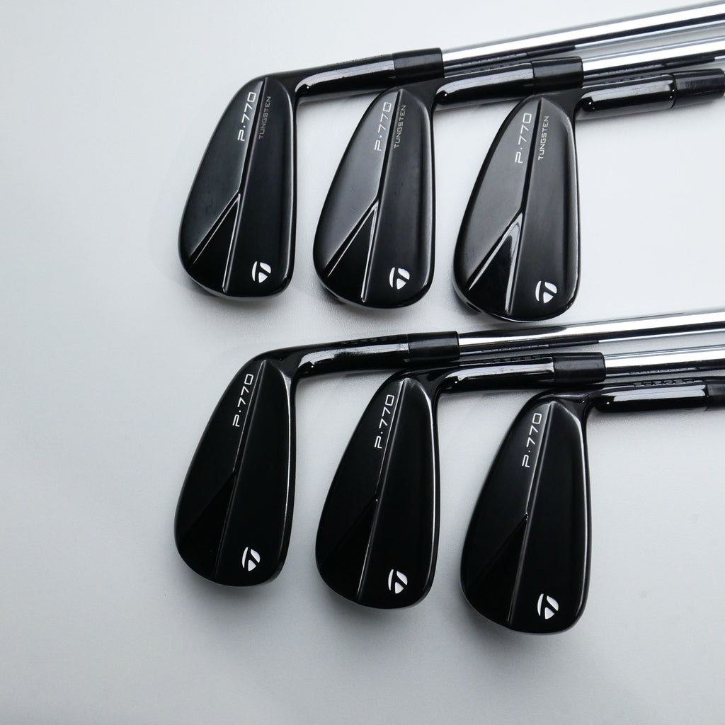 Used TaylorMade P770 2023 Black Iron Set / 5 - PW / Stiff Flex