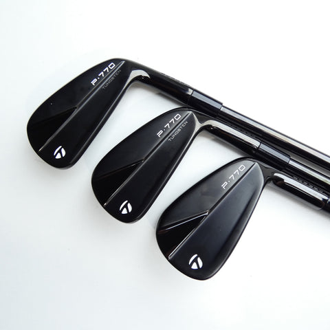 Used TaylorMade P770 2023 Black Iron Set / 6 - PW / Stiff Flex