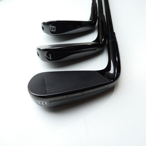 Used TaylorMade P770 2023 Black Iron Set / 6 - PW / Stiff Flex