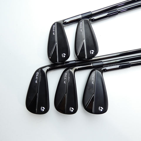 Used TaylorMade P770 2023 Black Iron Set / 6 - PW / Stiff Flex
