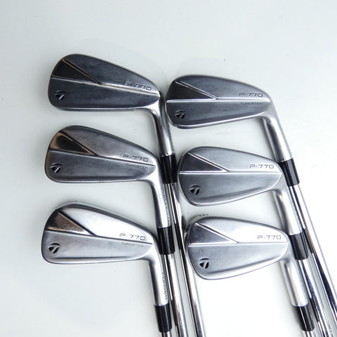 Used TaylorMade P770 2023 Iron Set / 4 - 9 IRON / Stiff Flex