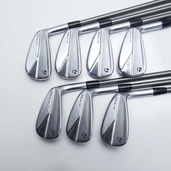 Used TaylorMade P770 2023 Iron Set / 4 - PW / Stiff Flex