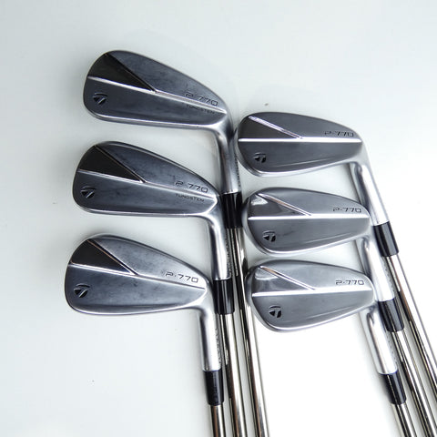 Used TaylorMade P770 2023 Iron Set / 6 - PW + AW / Stiff Flex