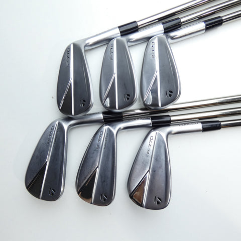 Used TaylorMade P770 2023 Iron Set / 6 - PW + AW / Stiff Flex