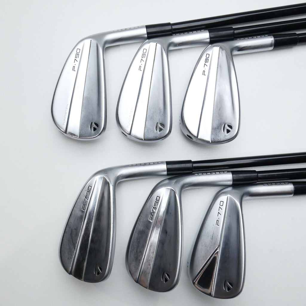 Used TaylorMade P770 2023 & P790 2023 Iron Set / 6 - PW + AW / Regular Flex