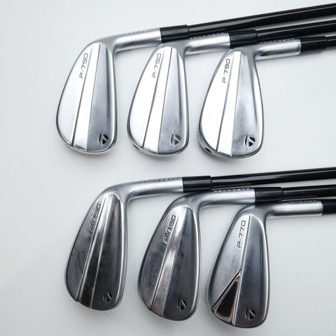 Used TaylorMade P770 2023 & P790 2023 Iron Set / 6 - PW + AW / Regular Flex