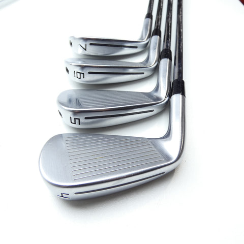 Used TaylorMade P770 2024 Iron Set / 4 - PW + AW / Stiff Flex