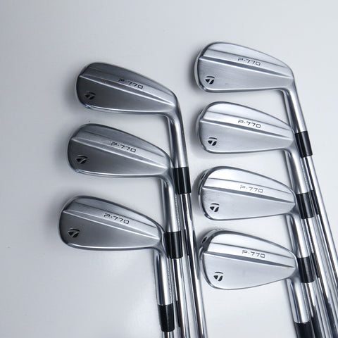 Used TaylorMade P770 2024 Iron Set / 5 - PW + AW / Stiff Flex