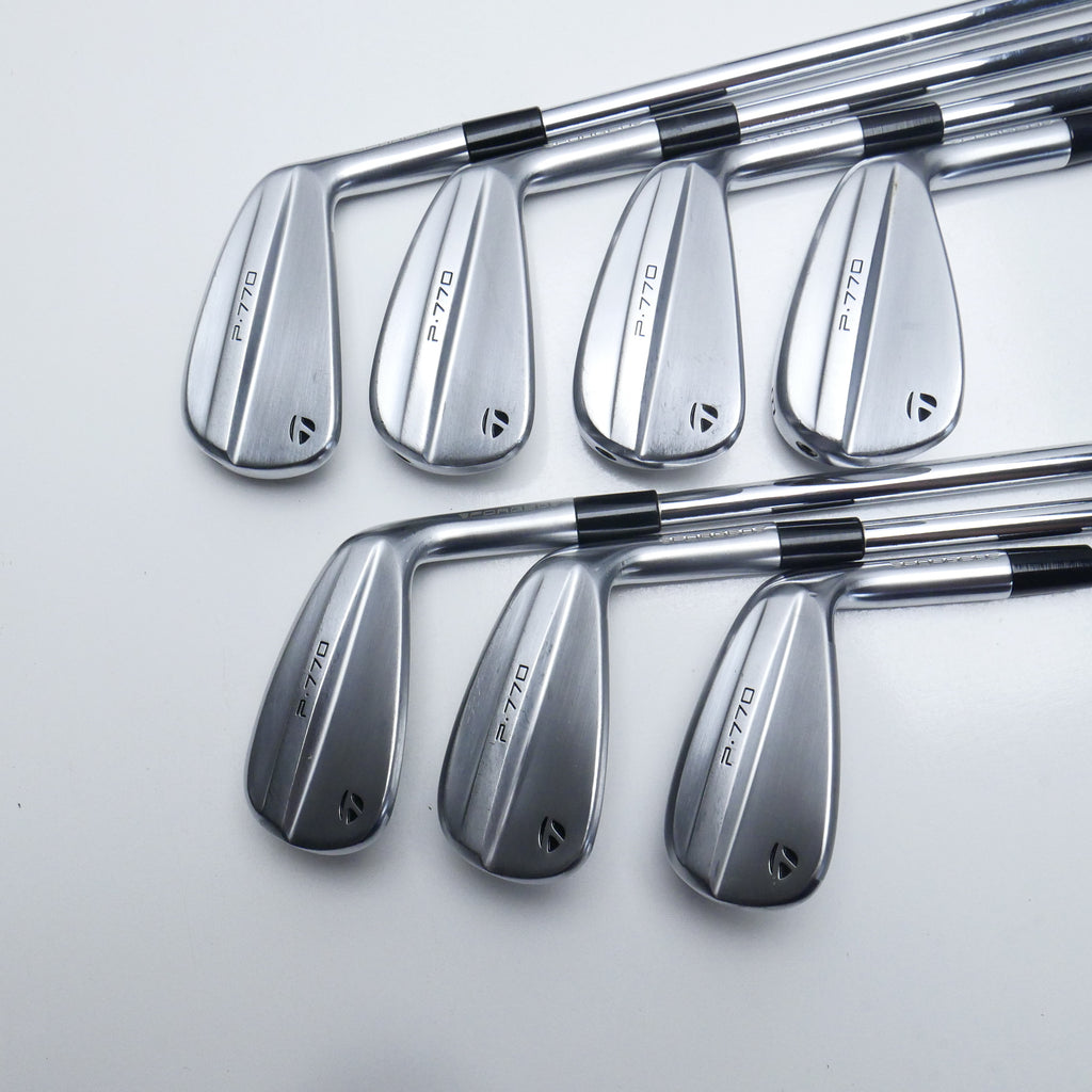 Used TaylorMade P770 2024 Iron Set / 5 - PW + AW / Stiff Flex