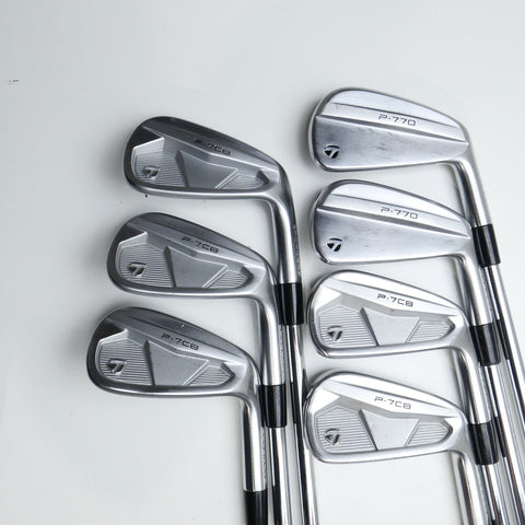 Used TaylorMade P770 2024 & P7CB 2024 Combo Iron Set / 4 - PW / X-Stiff Flex