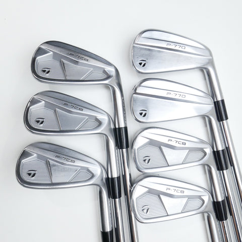 Used TaylorMade P770 2024 & P7CB 2024 Combo Iron Set / 4 - PW / X-Stiff Flex