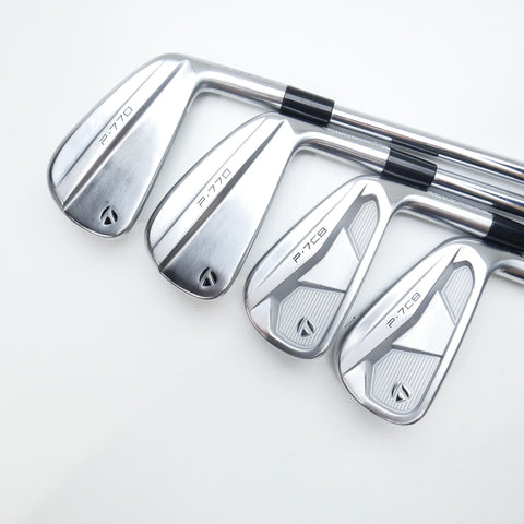 Used TaylorMade P770 2024 & P7CB 2024 Combo Iron Set / 4 - PW / X-Stiff Flex