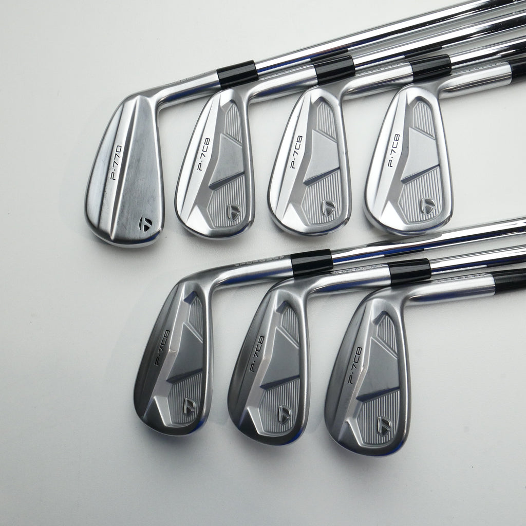 Used TaylorMade P770 2024 & P7CB 2024 Combo Iron Set / 4 - PW / X-Stiff Flex