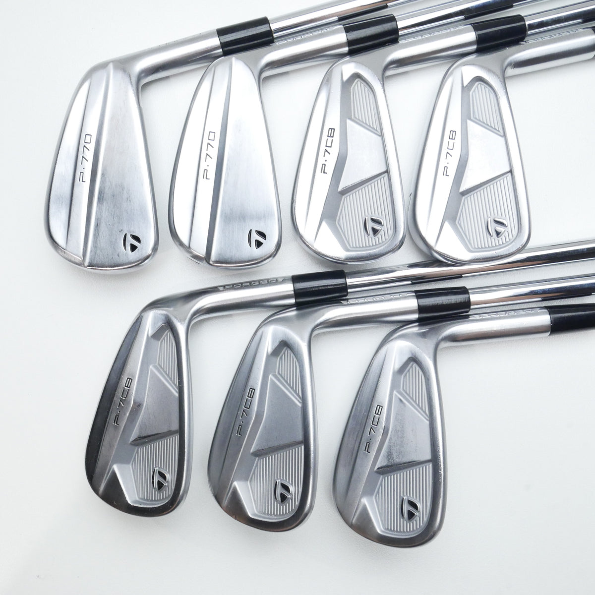 Used TaylorMade P770 2024 & P7CB 2024 Combo Iron Set / 4 - PW / X-Stiff Flex