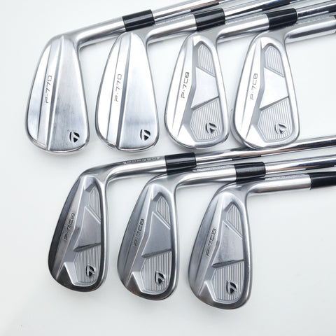 Used TaylorMade P770 2024 & P7CB 2024 Combo Iron Set / 4 - PW / X-Stiff Flex