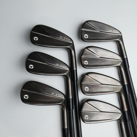Used TaylorMade P770 Aged Copper Iron Set / 4 - PW / Stiff Flex