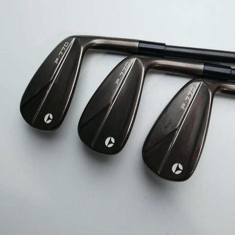 Used TaylorMade P770 Aged Copper Iron Set / 4 - PW / Stiff Flex