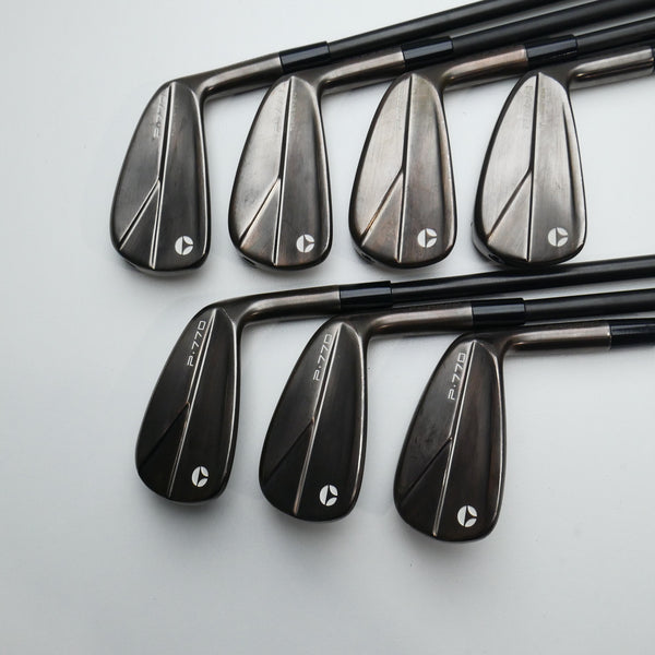 Used TaylorMade P770 Aged Copper Iron Set / 4 - PW / Stiff Flex