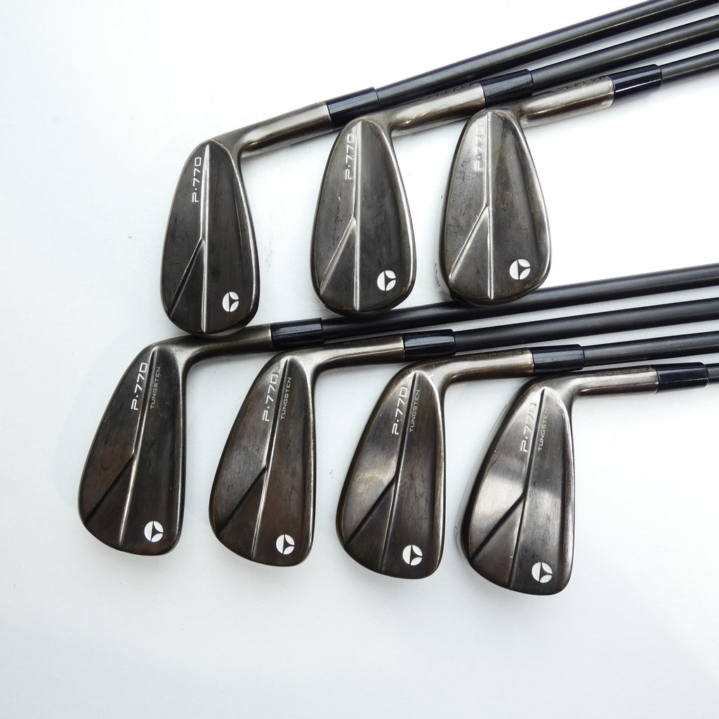 Used TaylorMade P770 Aged Copper Iron Set / 4 - PW / Stiff Flex