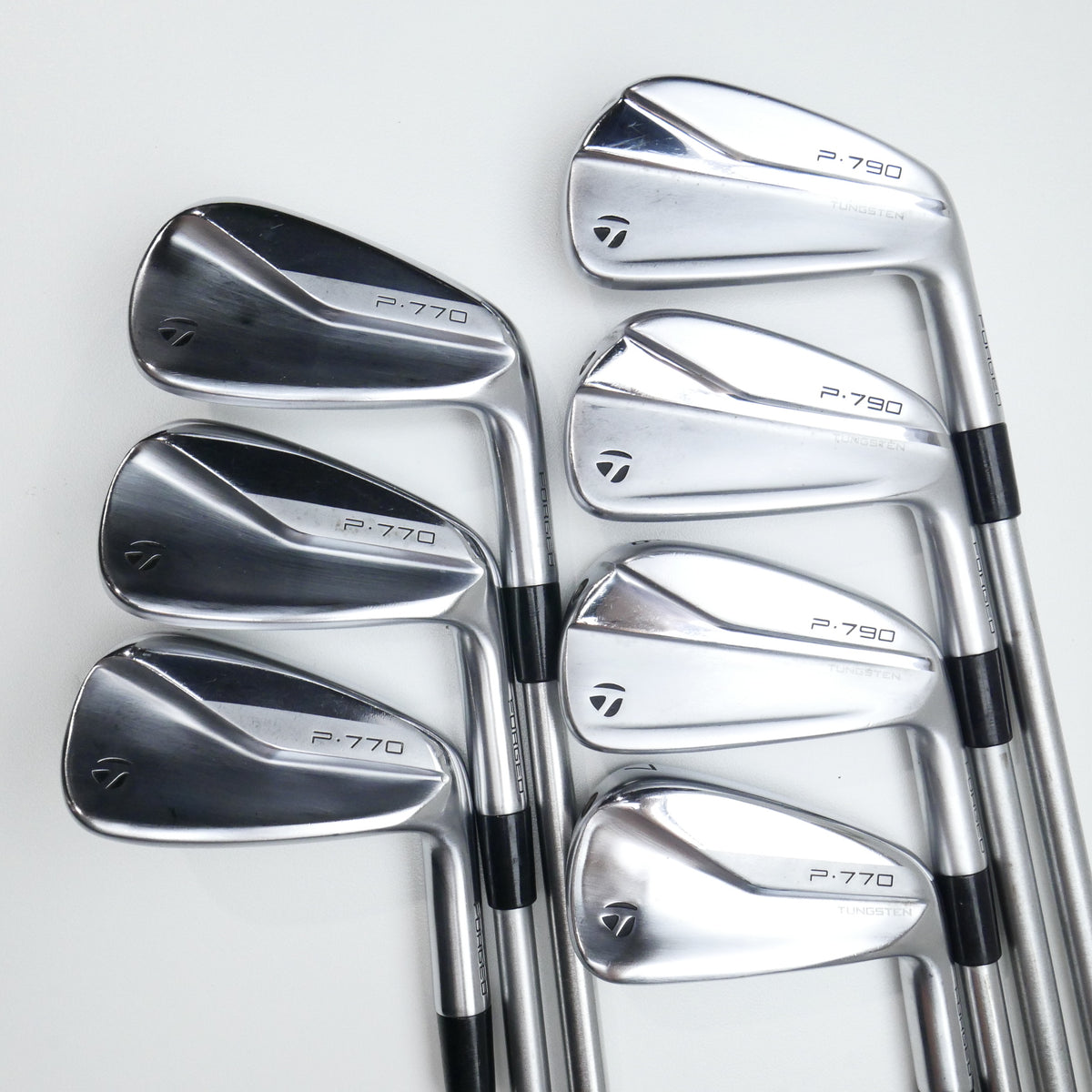 Used TaylorMade P770 & P790 2021 Combo Iron Set / 4 - PW / Stiff Flex