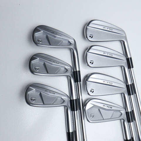 Used TaylorMade P770 & P7CB 2024 Iron Set / 4 - PW / Stiff Flex