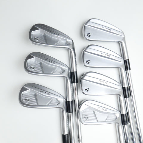 Used TaylorMade P770 & P7CB 2024 Iron Set / 4 - PW / Stiff Flex