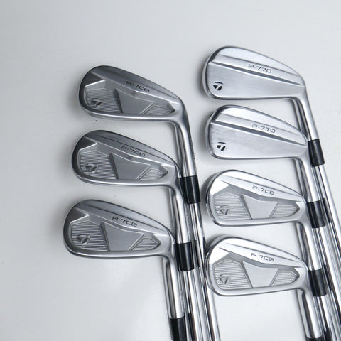 Used TaylorMade P770 & P7CB 2024 Iron Set / 4 - PW / Stiff Flex