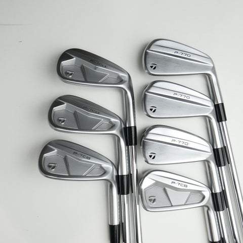 Used TaylorMade P770 & P7CB 2024 Iron Set / 4 - PW / Stiff Flex