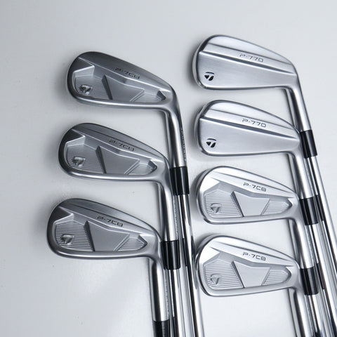 Used TaylorMade P770 & P7CB 2024 Iron Set / 4 - PW / Stiff Flex