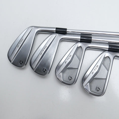 Used TaylorMade P770 & P7CB 2024 Iron Set / 4 - PW / Stiff Flex