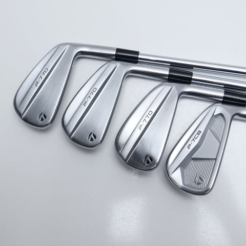 Used TaylorMade P770 & P7CB 2024 Iron Set / 4 - PW / Stiff Flex