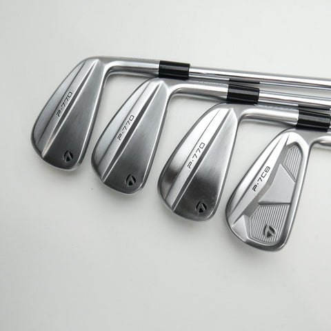 Used TaylorMade P770 & P7CB 2024 Iron Set / 4 - PW / Stiff Flex