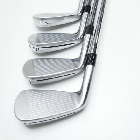 Used TaylorMade P770 & P7CB 2024 Iron Set / 4 - PW / Stiff Flex
