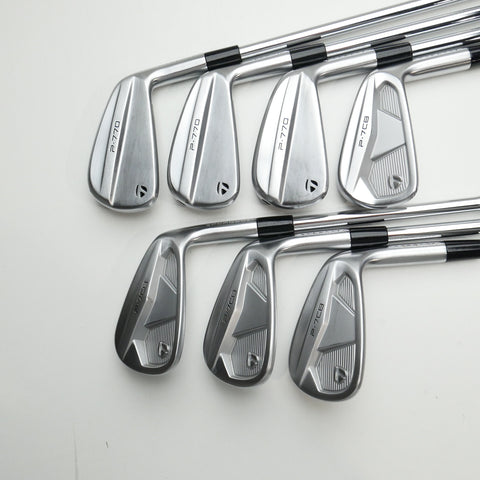 Used TaylorMade P770 & P7CB 2024 Iron Set / 4 - PW / Stiff Flex